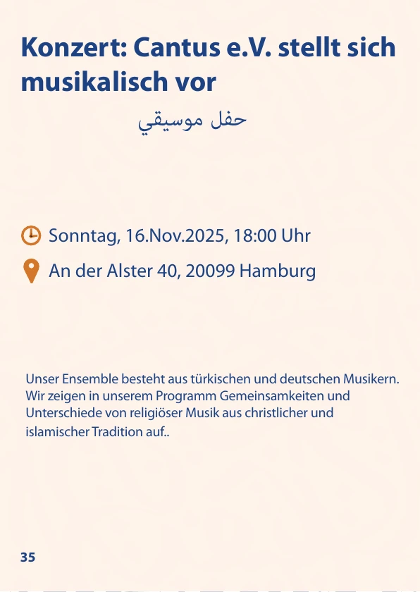 Konzert: Cantus e.V. stellt sich musikalisch vor